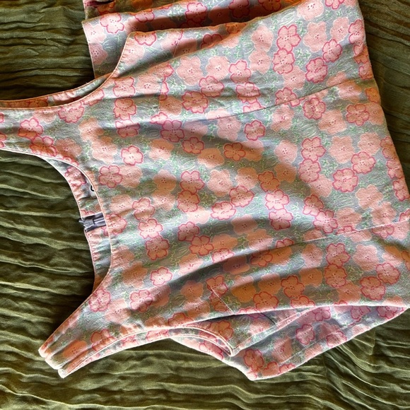 Vintage Lilly Pulitzer Floral Pink and Green Shift size 2 - Picture 4 of 9